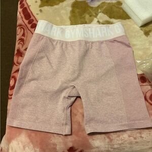 Gymshark Light Pink Seamless High-Rise Bike Shorts